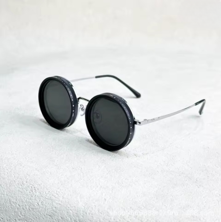 Runde Retro-Sonnenbrille mit UV400 Schutz – Stilvoll und Leicht