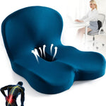 Bequemer Sitzsitz | Ergonomisches Kissen aus Memory-Schaum | Druckentlastend & Rutschfest | ComfortSeat