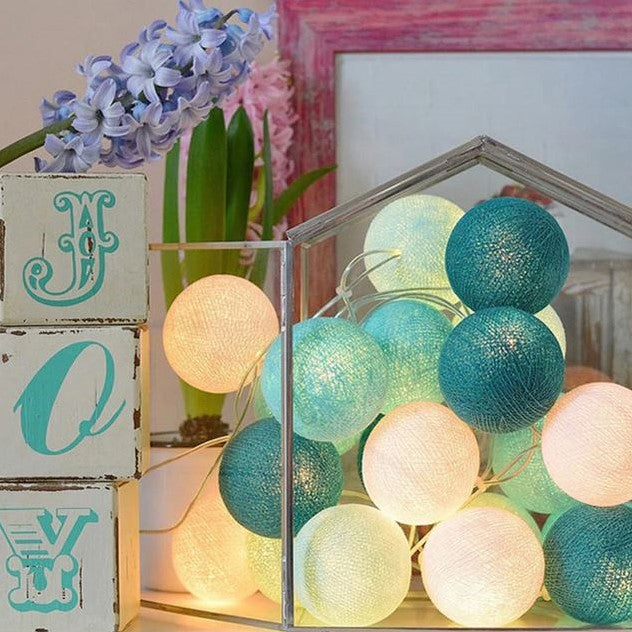 LumiKugel | Baumwollball-Lichterkette für stimmungsvolle Akzente
