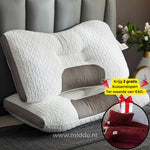 Ergonomic Neck Support Pillow | Ideal for Back and Side Sleepers with Free Covers!