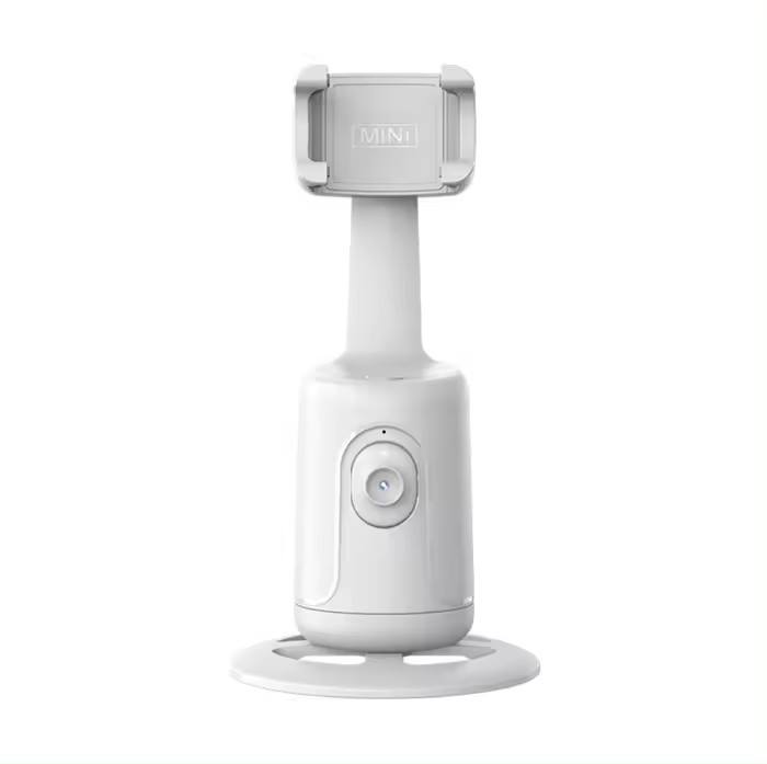 Intelligenter Smartphone-Stativ mit LED-Beleuchtung – Automatischer Halter für Videoanrufe und Streaming