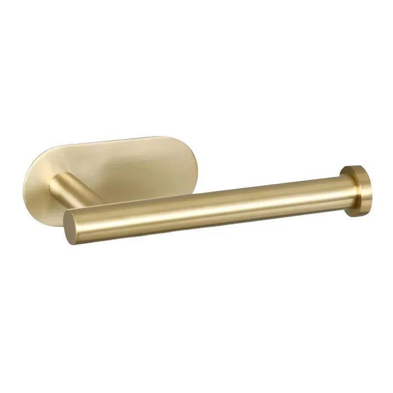 Elegant Stainless Steel Holder – Self-Adhesive for Organization and Style