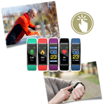 Fitness-Uhr | Gesundheitsüberwachung leicht gemacht | Herz- und Schlafmonitor | VitalGuard