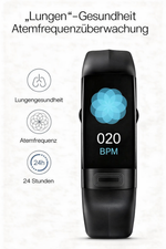 Elegant Smartwatch für Gesundheitsüberwachung | ECG, Blutdruck & Schlafanalyse