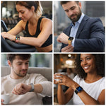Intelligente Uhr | Herzfrequenz- und Schlafüberwachung | Bluetooth | FitWatch