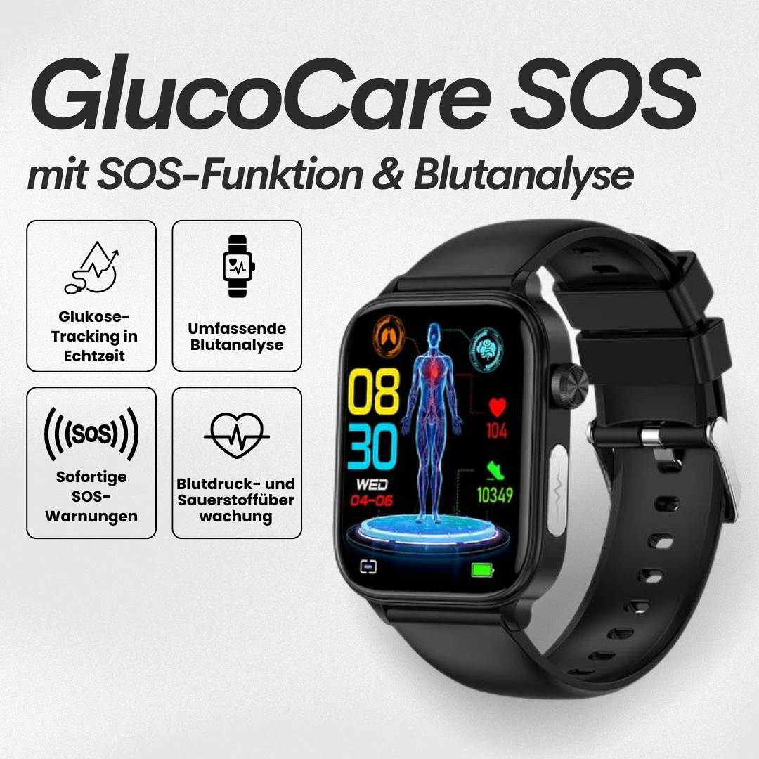 Gesundheits-Smartwatch mit SOS-Alarm und Standortverfolgung