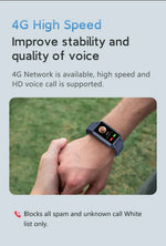 Intelligente Sicherheitsuhr mit Sturzerkennung und GPS-Tracking