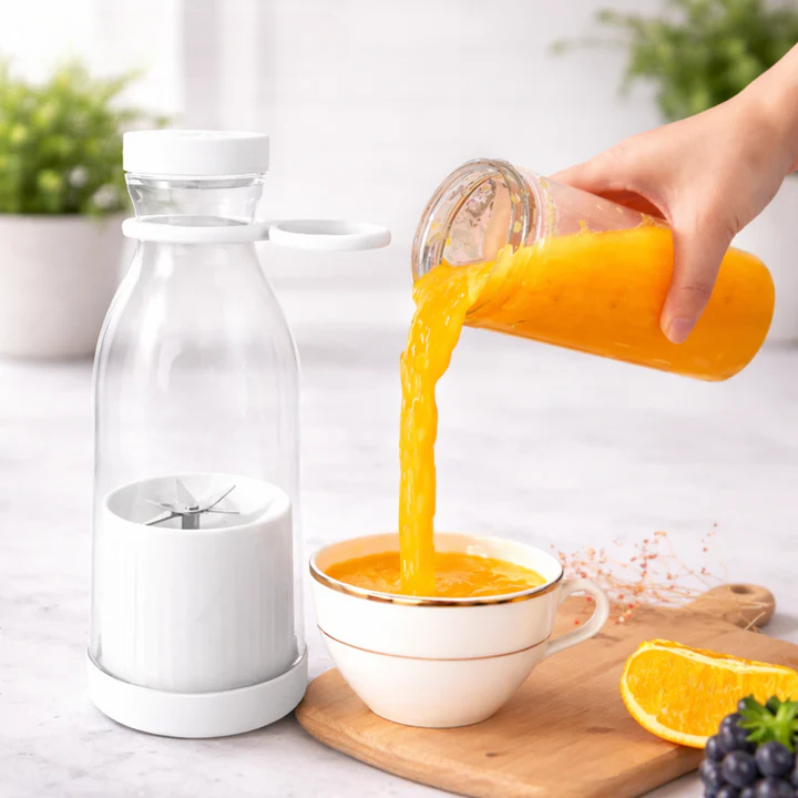 Schneller Smoothie-Maker mit Trinkbehälter und Sicherheitsanzeige