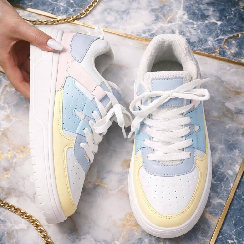 Leichte Sneakers mit atmungsaktivem Obermaterial und Komfortsohle