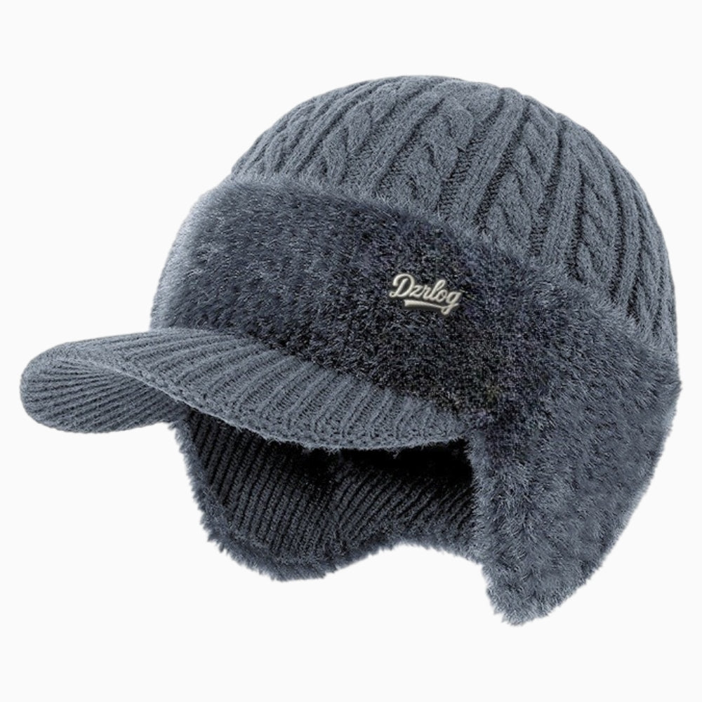 Elegant women's winter hat with a cozy lining for cold days