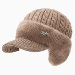 Elegant women's winter hat with a cozy lining for cold days