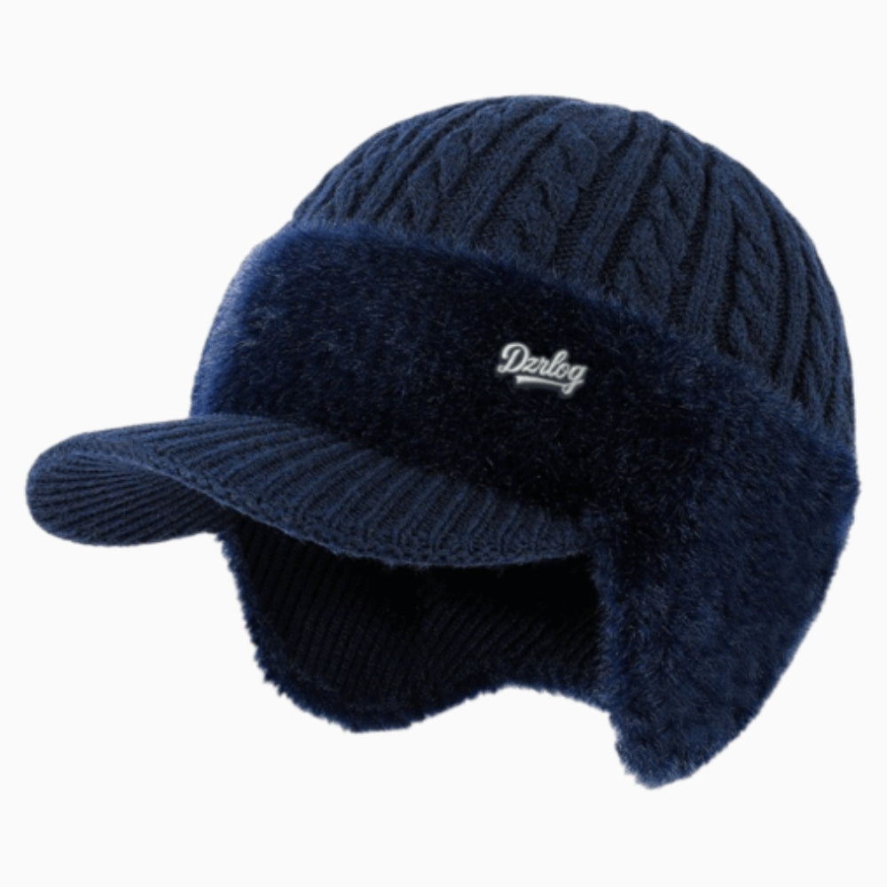 Elegant women's winter hat with a cozy lining for cold days
