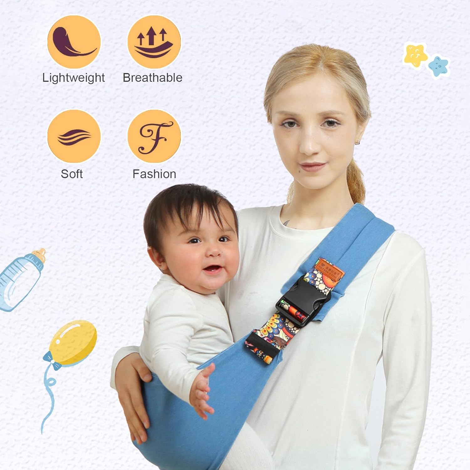 BabyTrage Komfort | Tragbarer Tragesitz für Kleinkinder