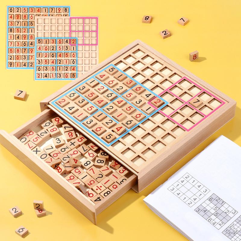 Sodera - Eco-friendly wooden Sudoku puzzle for all ages