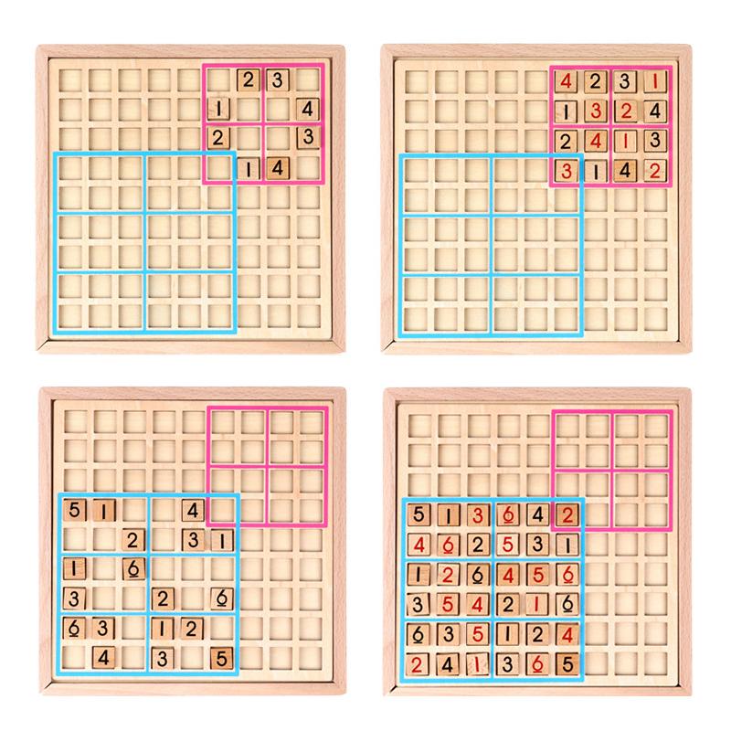 Sodera - Eco-friendly wooden Sudoku puzzle for all ages