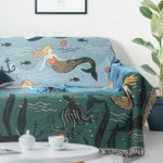 Comfortable Sofa Cover with Charming Maritime Design