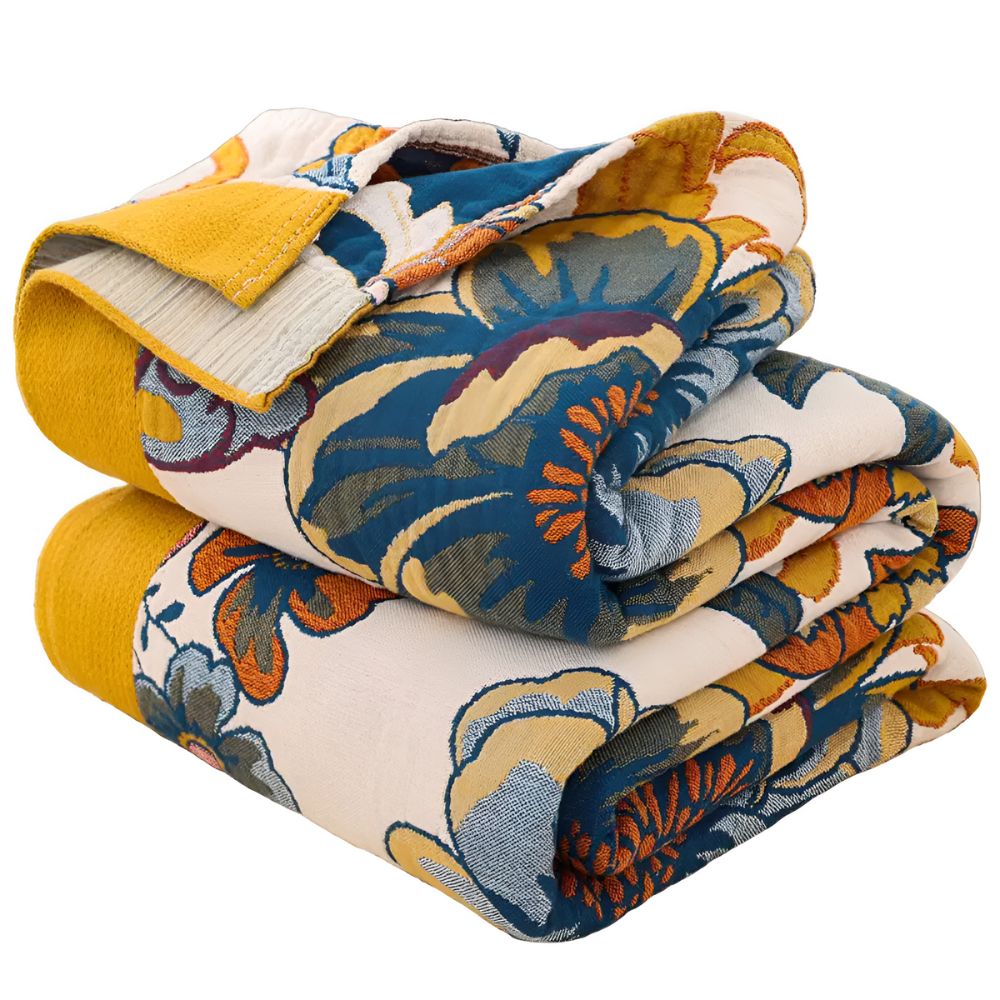Bequeme Wendedecke mit floralem Design für jeden Anlass