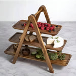 Elegant Acacia Wood Serving Bowl for Stylish Occasions