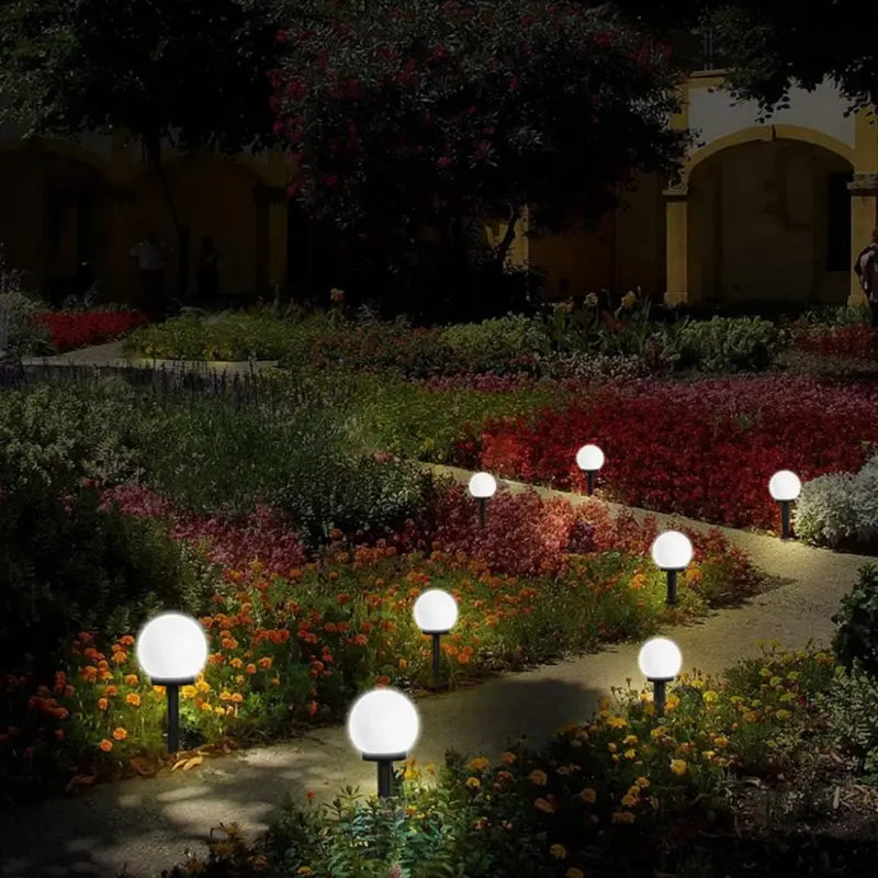 Solarbetriebene Gartenleuchten | Automatische Dämmerungserkennung | Kabellose Beleuchtung | LumenLicht
