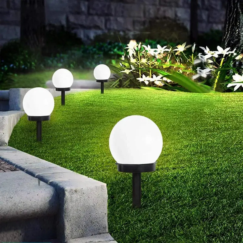 Solarbetriebene Gartenleuchten | Automatische Dämmerungserkennung | Kabellose Beleuchtung | LumenLicht