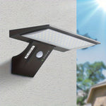 Solarbetriebene LED-Wandleuchte mit Fernbedienung