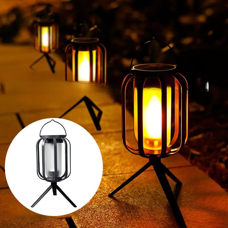 Solarleuchte mit 4 Lichtmodi – Perfekt für Camping und Gartenfeste