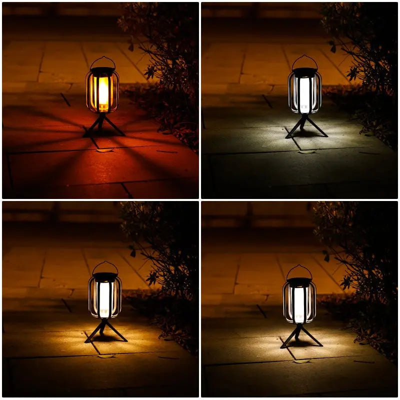 Solarleuchte mit 4 Lichtmodi – Perfekt für Camping und Gartenfeste