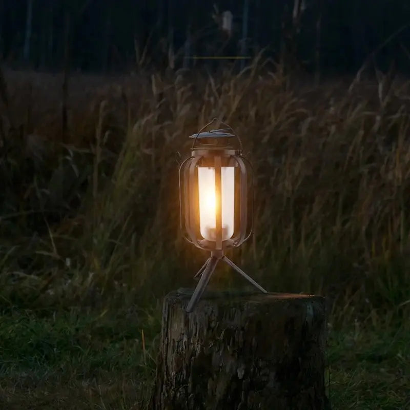 Solarleuchte mit 4 Lichtmodi – Perfekt für Camping und Gartenfeste