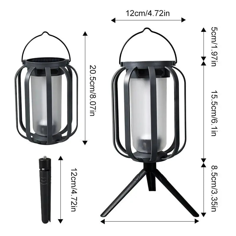 Solarleuchte mit 4 Lichtmodi – Perfekt für Camping und Gartenfeste