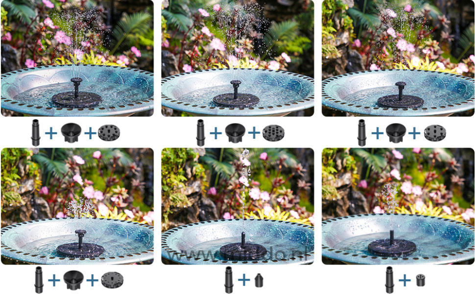 Solar-Powered Garden Water Feature | Sustainable Water Dispenser for Birds and Ponds