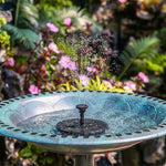 Solar-Powered Water Feature for Garden and Balcony