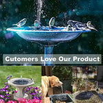 Solar-Powered Water Feature for Garden and Balcony