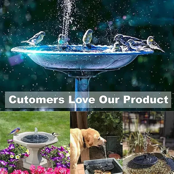 Solar-Powered Water Feature for Garden and Balcony