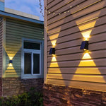 Solarbetriebene Wandlampe | Automatisch & Kabellos | Wetterfest