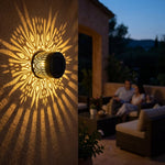 Sonnenwandlampe | Mandala-Lichtspiel | Automatisches Einschalten | Lichtzauber
