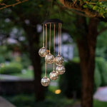 Solargesteuertes Windspiel mit Farbwechsel-LEDs