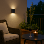Solarbetriebene LED-Wandleuchte – Warmes Licht ganz ohne Kabel (4er Set)