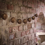 Sonnenlicht Rattan-Lichterkette - 10 Ballbeleuchtungen mit 8 Effekten, 2,25 m Warmweiß für den Außenbereich