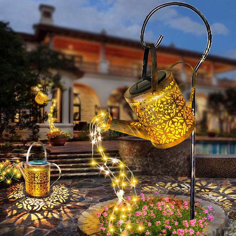 Elegante Solar-Gartenlampe mit faszinierenden Lichtmustern – 80 cm Außenlaterne für Gärten und Höhlen