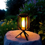 Solarleuchte mit Flammeneffekt – Wetterfeste LED für den Außenbereich