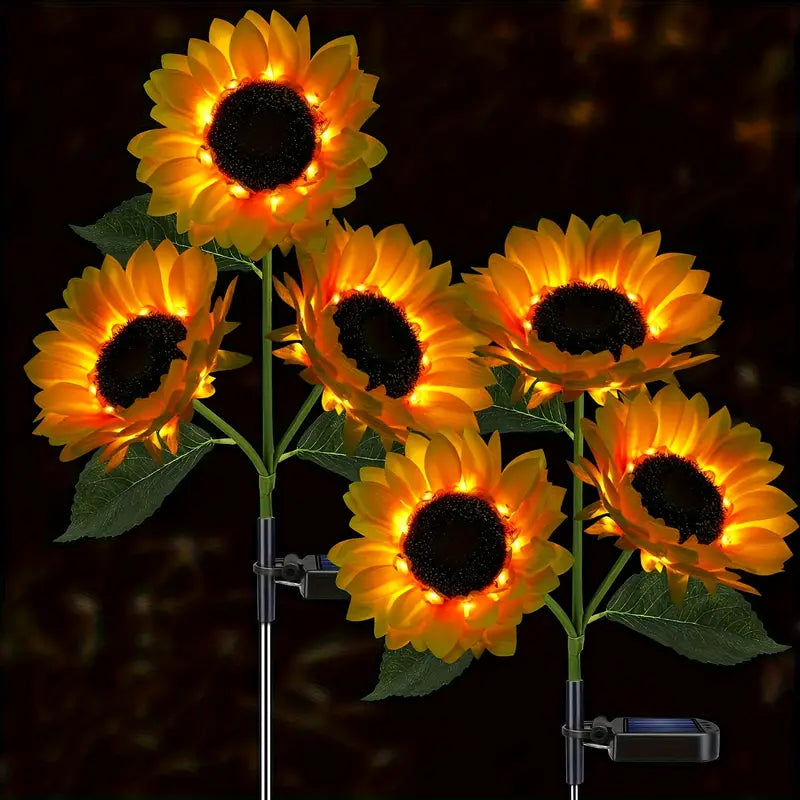 Blossom Magic - Solar Sunflower Lights for Your Garden