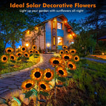 Blossom Magic - Solar Sunflower Lights for Your Garden