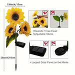 Blossom Magic - Solar Sunflower Lights for Your Garden