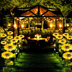 Blossom Magic - Solar Sunflower Lights for Your Garden
