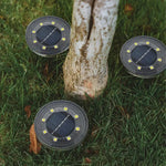Solarbetriebene Garten Bodenleuchten | Automatischer Dämmerungssensor | Wetterfest