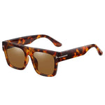 Modische Sonnenbrille | Überdimensionale Retro-Sonnenbrille mit Flachrahmen | Leicht und Bequem