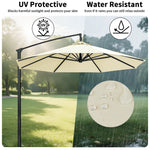 Sonnenschirmhülle | Wasserabweisender Wetterschutz | Luftzirkulation