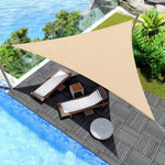 Dreieckiger Sonnenschutzsegel | UV-Schutz und wasserabweisend für Terrassen