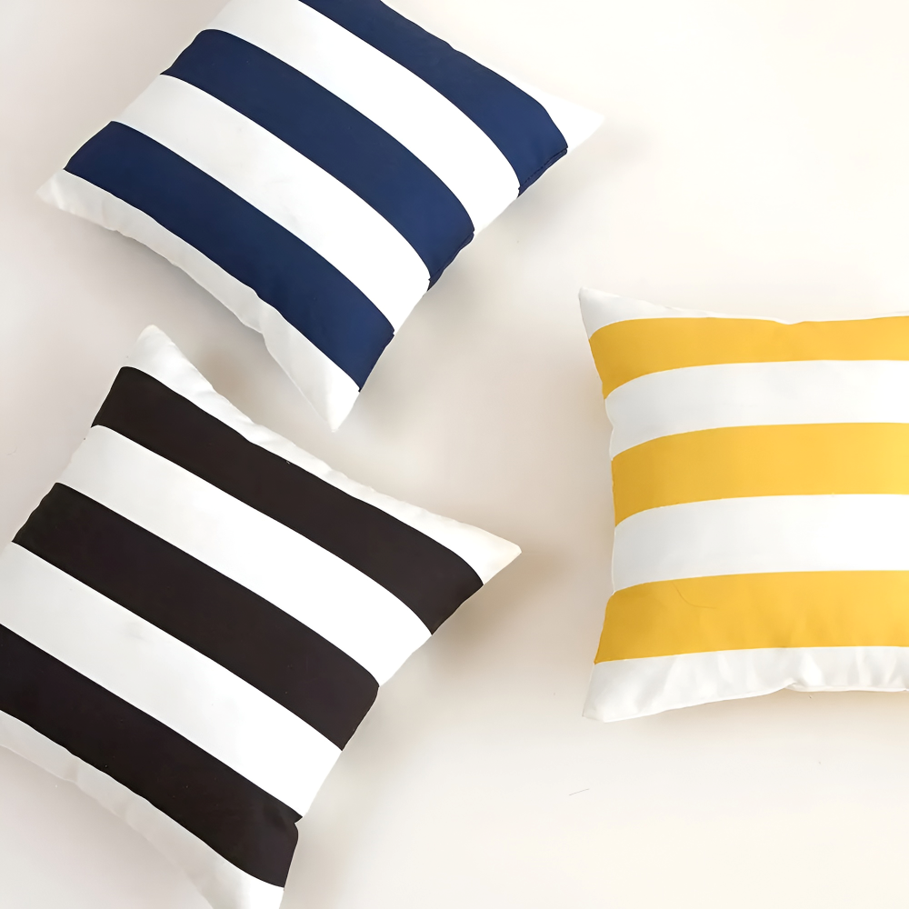 BuntGestreift – Weatherproof Outdoor Cushion Cover