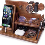 Stylish wooden organizer for your workspace